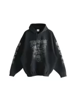 2025FW VT NEW Arrival Skull Printed Women Men Hooded Sweatshirts Hoodies Oversized Men Casual Hoodie Pullover - AliExpress