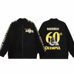 2024 Latest 60th Anniversary Olympia Embroidered Hoodie Sweater Fitness Bodybuilding Athlete - AliExpress - Image 3
