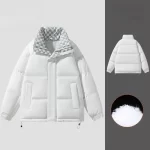 Loose-Fit Hooded Puffer Jacket for Men New Winter Cotton Coat Trendy Cotton Jacket Thickened Versatile Men's clothing - AliExpress 200000343