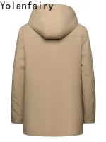 YOLANFAIRY Luxury 2025 Natural Fur Parkas Men Winter Detachable Mink Fur Liner Jacket for Man Warm Hooded Real Fur Coat High-end - Image 5