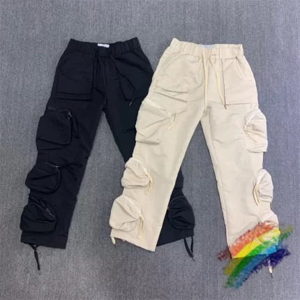 Vintage Multi Pocket Sweatpants Jogger For Men Women Top Quality Hip-Hop Drawstring Overalls Cargo Long Pants Trousers