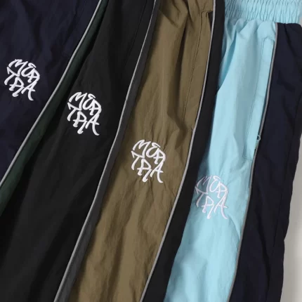 Mertra Sweatpants Classic Embroidery Logo Loose Simple Casual Pants Men's Women's Fashion Splicing Color Trousers