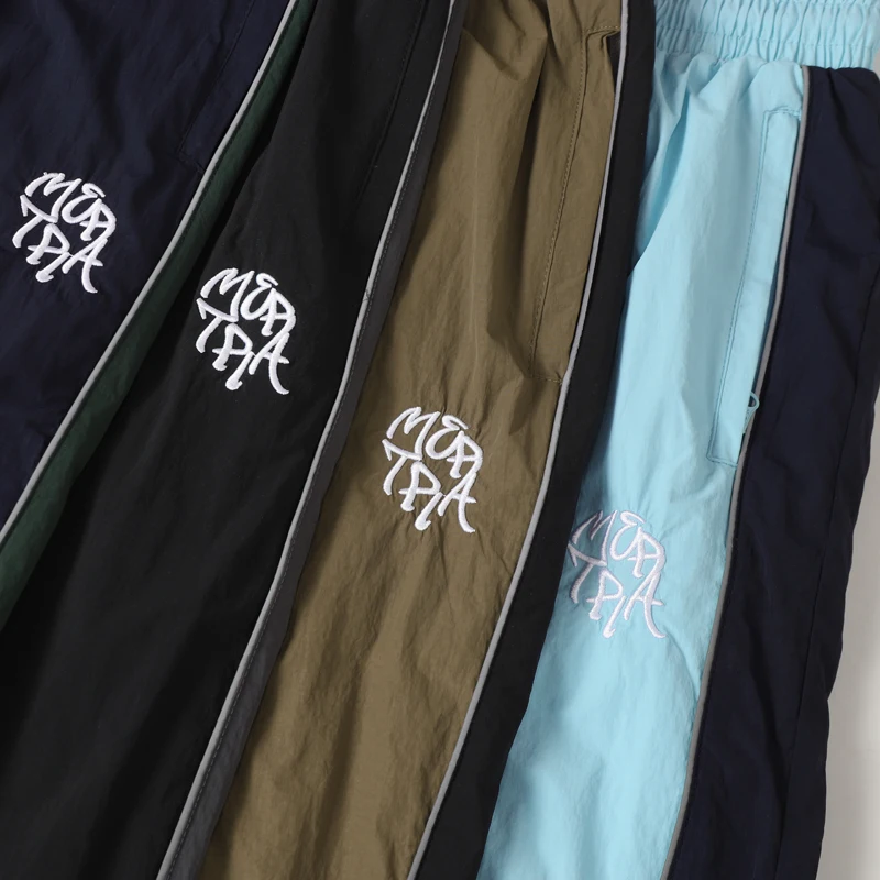 kf-S050caadc6ded4cf1813ce4f7b98106a8n Mertra Sweatpants Classic Embroidery Logo Loose Simple Casual Pants Men's Women's Fashion Splicing Color Trousers - Image 1