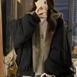 2025 New Women's Faux Fur Coat Reversible Two-Way Wear Warm Winter Jacket Female Loose Casual Fashion Streetwear Outwear - Image 2