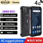Global Version Hardcover UNIWA W555 4G Rugged Smartphone 5.71” HD Water Drop Screen 3+32 Android 12 CellPhones Sell Well Phones