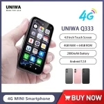 UNIWA Q333 Mini Smartphone Android 4GB RAM 64GB ROM 2000mAh Mobile phone Google Play Store Face ID 4G Small Phone Global Version