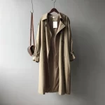 Women's Long Trench Coat, Loose Waist, Double Breasted, Casual Jacket, Spring And Autumn, Temperament Trench, - Image 5