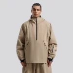 New Loose Windproof Waterproof Thermal Hooded Ski Jacket Male Female Outdoor Sport Breathable Skiing Clothes Winter Snow Wear - Image 2