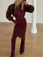 Cotton-padded pilot jacket, retro modern punk style, wide-sleeved short women's jacket, 2025 winter new style - Image 3