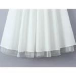 YENKYE Sexy Backless Mesh Patchwork Halter Dress For Women Lace Up Back White Black Elegant Party Dresses A-line Midi Long Robe - Image 6