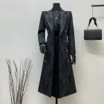 Double-Breasted Temperament Women's Trench Coat 2025 New Spring Autumn Light Luxury High-Quality Fashion Women Trench Coat H698 - Image 2