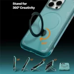 Ostand Q3 Air Series for IPhone 17 Air 16 Pro Max Magnetic Case Kickstand TPU PC Phone Back Cover - Image 5