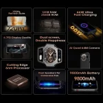 Oukitel WP21 Rugged Smartphone Andriod Dual Screen 12GB+256GB Mobile Phone 64MP Camera 9800mAh Battery 66W 120Hz Cellphone - Image 2