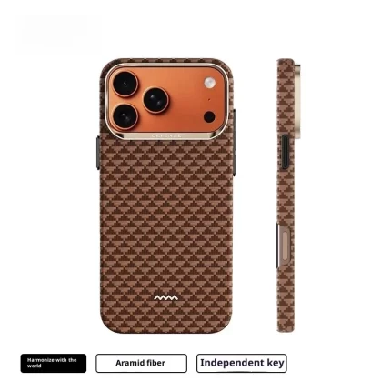 New DEFENSE for IPhone 17 Pro/Pro Max Phone Case Magnetic Ultra-thin Aramid Fiber All Inclusive Independent Button Shell