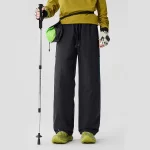 Plus Size S-6XL Winter Outdoor Waterproof Down Pants Men Women Loose Casual Thicken Warm Duck Down Track Cargo Pants Trousers - Image 4