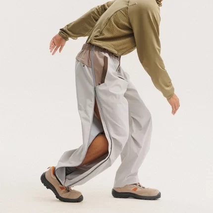 Outdoor Side Zipper Functional Soft Shell Pants Men Women Waterproof Windproof Hiking Techwear Track Cargo Pant Couple Trousers