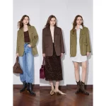 TOYOUTH Women Blazer Jacket 2024 Autumn and Winter 2024 New High-end Tailored Collar Thicking Jacket Coat - Image 5