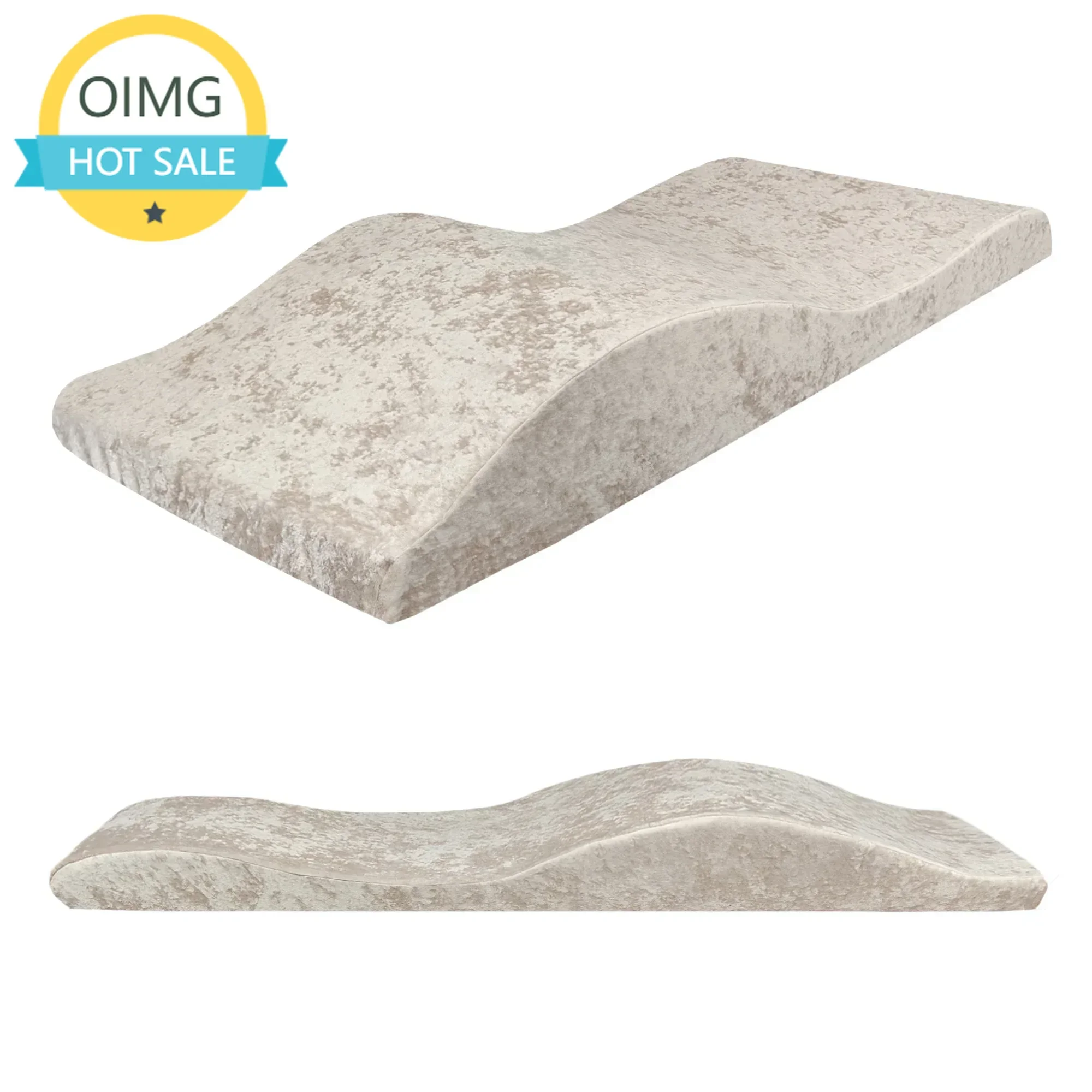 kf-S25ea817fc7f24eff83ba253915926c3ay Lash Bed Topper Mattress and Cover Wave Lash Bed Beauty Salon Mattress Eyelash Foam Spa Beauty Bed Curved Topper - Image 1