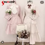 Japanese Elegant Sweet Ruffles Collar Long Sleeve Double Breasted Belt Slim Fit Loose Versatile Long Trench Coats Women Spring