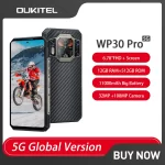 Oukitel WP30 Pro Global Version 5G Rugged Smartphone Android 13 120W 6.78 Inch FHD+ 12GB+512GB 108MP 11000mAh Cell Phone NFC
