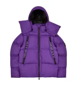 Streetwear Solid Color Pockets Zipper Hooded Long Padded Jacket for Men and Women Thick Winter Windbreaker Coat Oversized