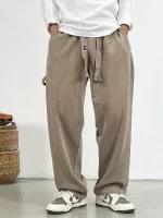 High Quality Cotton Sweatpants For Men Plus Size Sport Harem Pants Korean Jogging Pants Harajuku Casual Trousers Male XT518 - Image 2