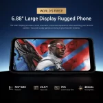 NEW Fossibot F112 PRO 5G Rugged Smartphone 6.88" HD+ 7150mAh RAM & ROM 24G(8+16)+256G Mobile Phone Android 14 50MP Cell Phone - Image 6