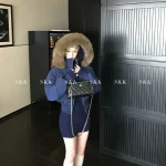 Winter Faux Collar Hooded Short Cotton Coats Tops Thicken Warm Fashion New Parkas Casual Chaquetas Korea Women Jackets - Image 2