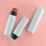 Private Label White Tube High Pigment Creamy Blush Stick Custom Logo Cheek Blusher with Brushes All Skin Type Makeup Wholesale - Image 2