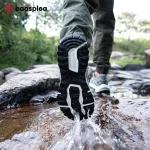 Baasploa New Men Running Shoes Outdoor Casual Lightweight Breathable Sneakers Male Cushioning Non-Slip Vintage Sports Shoes - Image 4