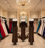 Suninheart Women Sequins Strapless Elegant Evening Dress Draped Maxi Bodycon Dress White Cocktail Party Dresses - Image 2