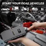 High Power 5000A Starting Device 12V Car Jump Starter Petrol Diesel Car Charger Starter Cables For Car Battery Booster Buster - Image 2