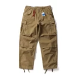 Thick Wash Cotton Trousers Men Japanese Korea Streetwear Fashion Cityboy Loose Casual Wide Leg Track Baggy Pant Man Cargo Pants - Image 3