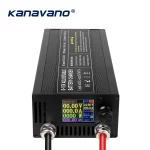 12V LiFePO4 Battery 60A 100A Anti reverse connectionAdjustable voltage and current Fast Large Screen Display Charger - Image 2