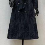 Double-Breasted Temperament Women's Trench Coat 2025 New Spring Autumn Light Luxury High-Quality Fashion Women Trench Coat H698 - Image 4