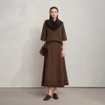 AMII Women's Skirt 2025 Winter Minimalist Solid Color Tassel A-Line Long Skirts For Women Loose Knitted Clothing Female 12544018 - Image 3