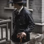 Men's Cargo Safari Oil Wax Jacket Waterproof England Casual Autumn Outwear Multi Pocket Corduroy Collar Wear Resistant Jackets - Image 2