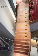 Private Label 13-Color Liquid Foundation Custom Logo Non-fading Waterproof Matte Full Coveage Face Concealer Makeup Wholesale - Image 6