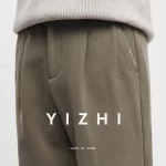 2025 Autumn Winter New Thickened Business Casual Pants Stylish Men's Suit Pants Loose Straight-Leg Tapered Pants - Image 6