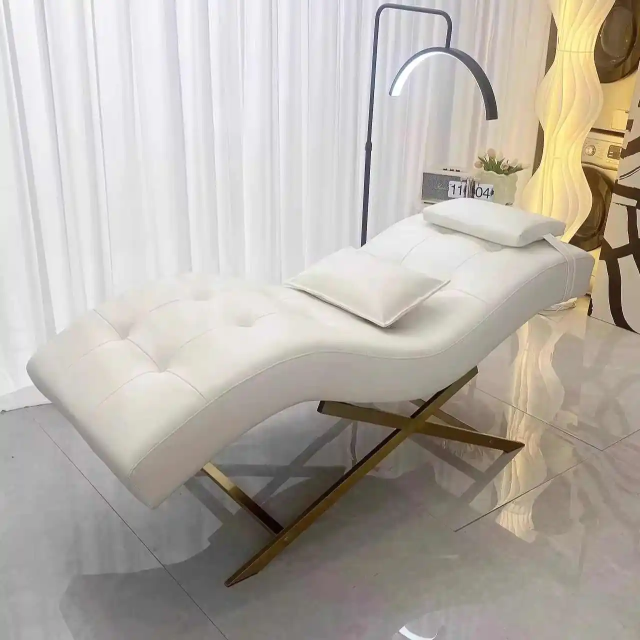 kf-S52c7166ca1594666b3f66dbd0a763b13M XingSheng Electric Beauty Care Bed Facial Hydrotherapy Deck Chair Massage Table Salon Eyelash Beds Whole Body SPA Furniture - Image 1