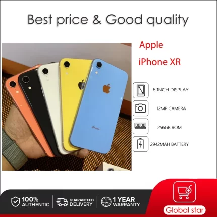 Original Apple iPhone XR Face ID Unlocked Used IOS A12 6.1" 64/128/256GB ROM 2942mAh Cellphone 12MP Smartphone