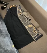 Lady Vintage Luxury Fine Workmanship Beading Embroidery V-neck Long Sleeve Wear Fall Winter Coat for Women - Image 2