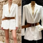 2025 New Arrival Women Sexy Long Sleeve Blazer Coat High Quality Sheer Button Party Design Outwear Jacket Female New Clothing