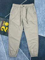 2025 Summer New American Retro Thin Quick-drying Elastic Waist Cargo Pants Men's Outdoor Straight Ankle Banded Casual Trousers - Image 2