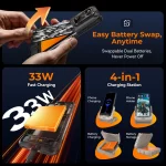 Ulefone RugOne Xever 7 Pro 5G Rugged Phone Thermal Imaging Android 15 Smartphone 512GB ROM 12GB RAM 120Hz AMOLED NFC 5500mAh - Image 2