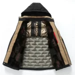 mens Parka Men's Jacket Hooded company Winter New Adding Graphene down jacket Solid color Warm Jackets men business leisure coat - Image 4