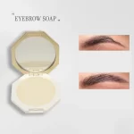 Private Label Eyebrow Soap Custom Bulk Golden Round Cake Box with Mirror Dimensional Shaping Eye Brow Wax Gel Waterproof Makeup - Image 6