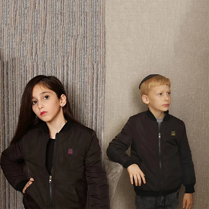 kf-S74849fcf7bcc4dd3b3afda24e860e399P Ready to Ship Mail's Winter Boys Girls Velvet Thick Coat Children Outerwear Kids Double-sided Jackets Teenagers Boy Girl Coats - Image 1