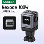 UGREEN Uno 100W GaN Charger Robot Design QC4.0 3.0 PPS PD 3.0 Fast Charger for iPhone 17 16 15 Pro Macbook Air Laptops Tablets