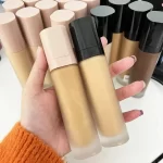 Private Label 13-Color Liquid Foundation Custom Logo Non-fading Waterproof Matte Full Coveage Face Concealer Makeup Wholesale - Image 2
